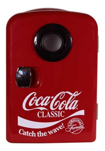 Mini Refrigerador De Coca-cola Con Bocina Bluetooth 