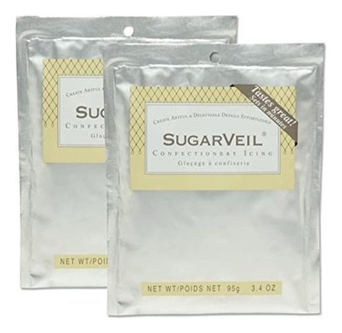 Sugarveil 2-pack Of 3.4 Oz Sugarveil Confectionery 