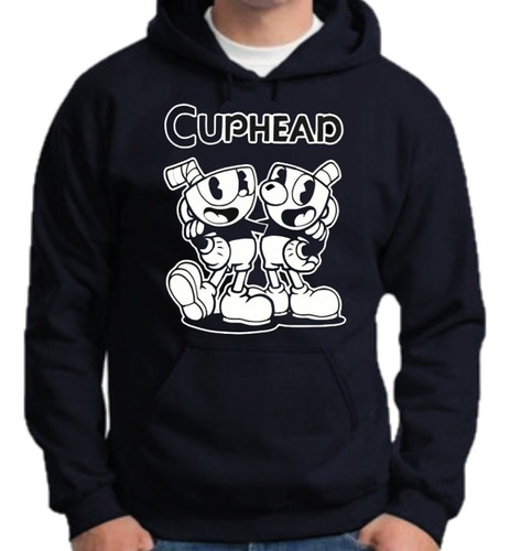 Buzo Canguro Hoodie - Cuphead - Unisex