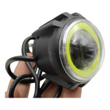 Faro Led Cree Espejo Moto.blanco.arode Angel Azul/blanco 