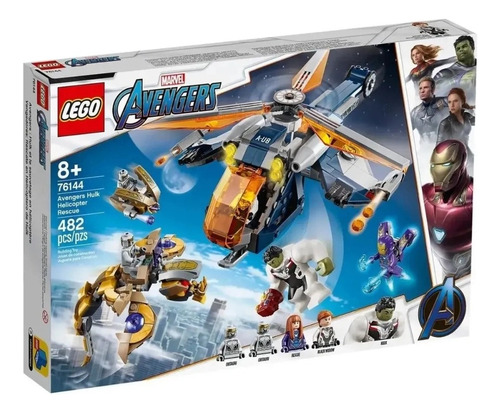 Lego Marvel Ultimato Largada De Helicoptero Hulk 76144
