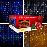 Serie Navideña Cascada Luces Navideñas 1000 Leds 18mts 5pzs