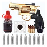 Revolver Asg Dan Wesson 2.5  Full Metal Co2 Balines Blanco