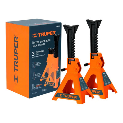 Torres Ajustables para Auto 3 Toneladas Truper TORAU-3 1 2 Píezas | Envío gratis