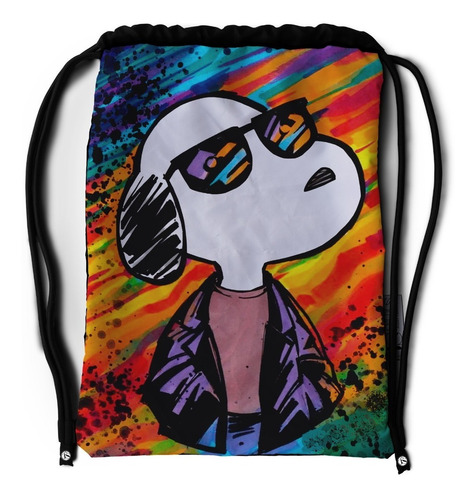 Tula Deportiva Impermeable Estampada Snoopy