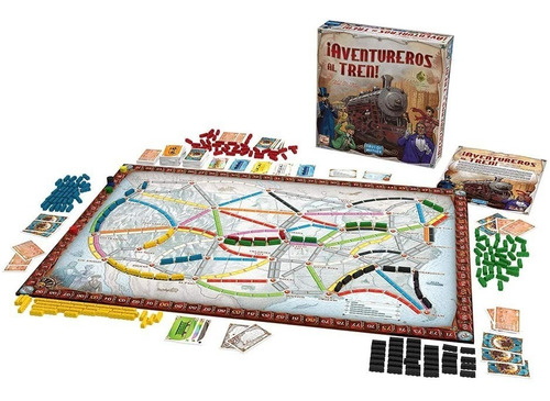 Juego De Mesa ¡aventureros Al Tren! Ticket To Ride Asmodee