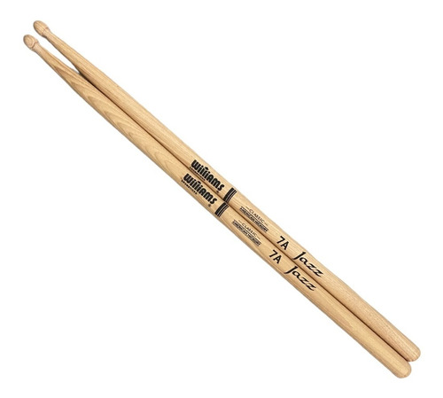 Baqueta Williams American Hickory 7a Ponta Madeira