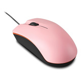 Mouse Guiheng Con Cable Usb Color Rosa