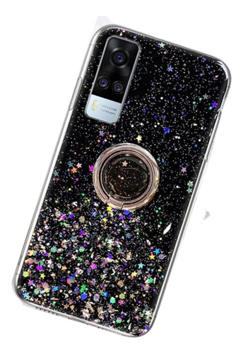 Funda For Ip6/7/xr Silicone Brillante Brillo Estrella .