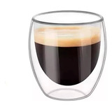 Vaso Doble Vidrio Taza Frio Calor De 250 Ml Pocillo Cafe 