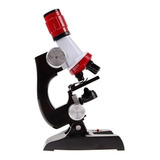Microscopio Optico Monocular 1200x Primaria Infantil Escolar Color Negro