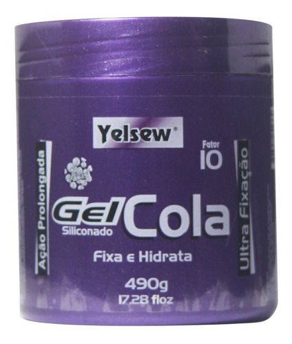 Gel Cola Ultra Fixação 10 Fator 490g - Yelsew