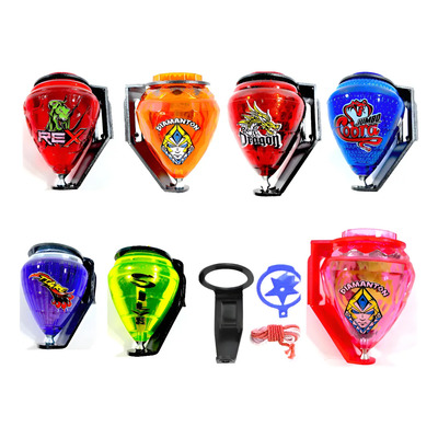 Pack 7 Trompos Profesional Cometa Rey Dragon Jumbo Cobra Rex Varios