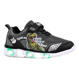 Zapatillas Footy Calzado Pro Dinosaurio King Luz Asfl70