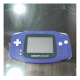 Game Boy Advance Morado Con Tapa De Pilas,funcionando