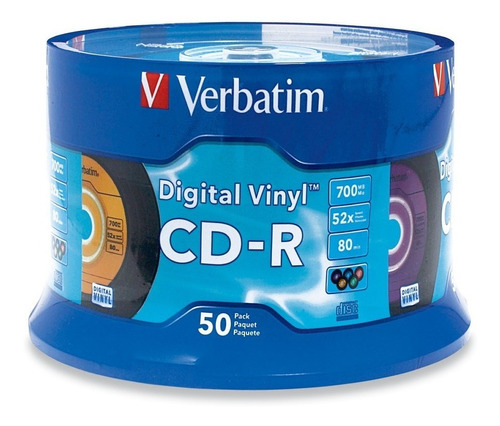 Cd-r Digital Vinyl Verbatim 100 Pzs