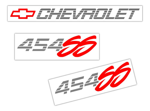 Kit Pack Stickers Calcomanías 454 Ss Chevrolet Sport Pick Up