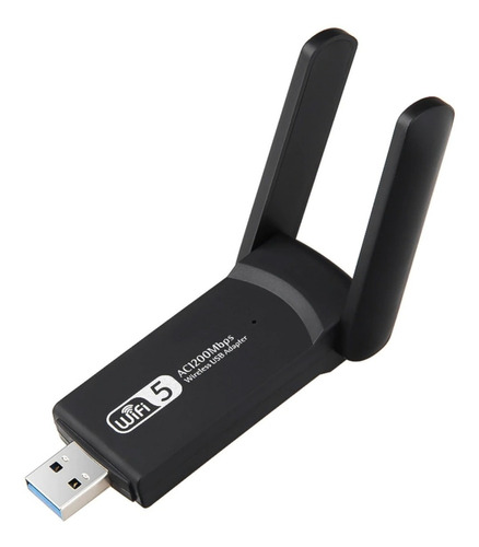 Adaptador Antena Wifi Usb 3 Dual Band 2.4 Y 5 Ghz 1200 Mbps