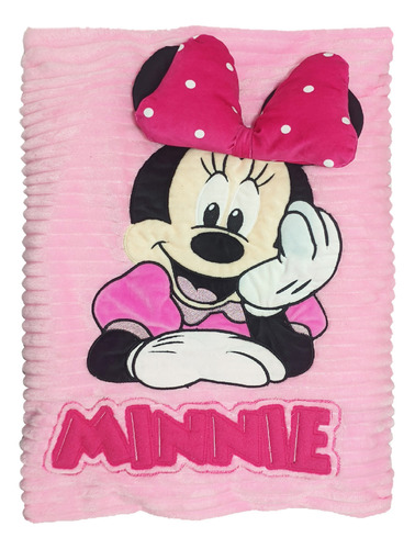 Cobija Para Niñas Térmica Minnie Mouse Cama Sencilla