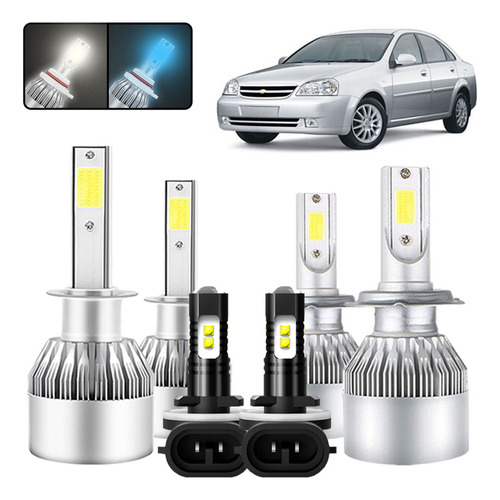 Kit De Focos Led H1 H7 Para Chevy Optra 2004-2005 2008-2010