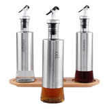 Botellas Dosificadoras Dispensadoras Aceite Vino Salsas X 3