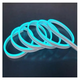 Cinta Neon Led Flexible - 5m - 12v - Luz Celeste Hielo