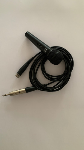 Micrófono Dinámico Shure Sv200 Con Cable Color Negro
