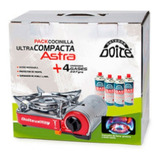 Cocinilla Camping 1 Quemador Astra + 4 Latas Gas Doite- 