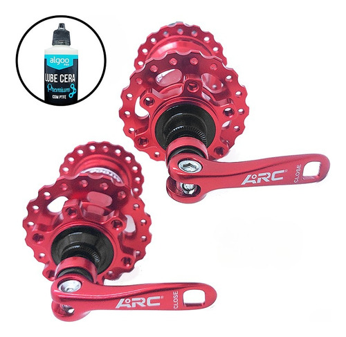 Kit Cubo Completo Arc Mt006 Verm 32f K7 Padrao Hg 8-12v Bike