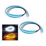 X2 Cinta Tira Led Señal Giro Streamer Luz Barra 60cm Auto12v