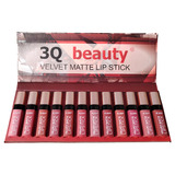 Set De 12 Labiales Matte Cremosos Larga Duración Instraferib