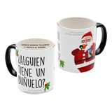 Mug Mágico Taza Navidad Buñuelo Santa Claus Papá Noel