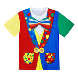 Ropa De Niño Halloween Carnaval Desfile Payaso Camiseta