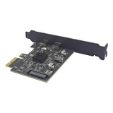 Tarjeta De Expansión Usb3.2 De Dos Puertos Tipo C Pci E