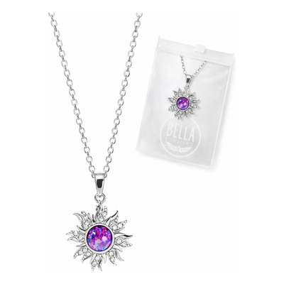 Collar Rapunzel Giratorio Acero Quirurgico Sol Flor Corona | Envío gratis