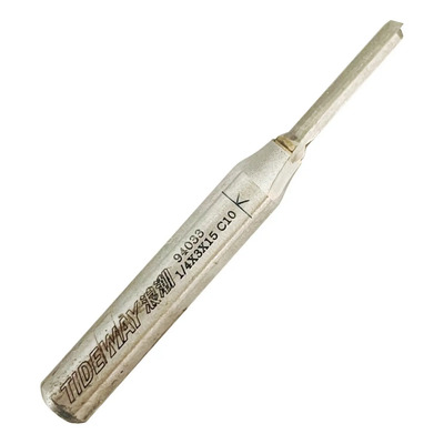 Broca 3mm Cnc 2 Flautas Straight End Mill Zanco 1\u002F4 Madera | Meses sin interés
