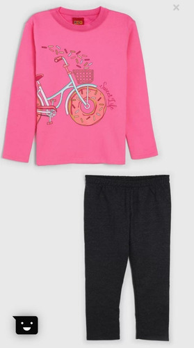 Conjunto Moleton Infantil Feminino Kyly