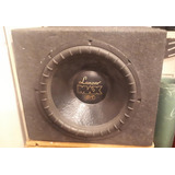 Woofer Lanzar 1500 Watts Doble Bobina/ Cono Con Un Corte 2cm