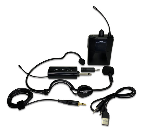 Microfone Profissional Wirelles P10 Sem Fio Headset Cabeça