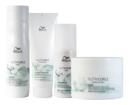 Kit Wella Professionals Nutricurls - Sh + Cond + Másc + Lv