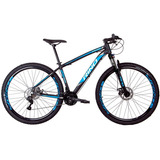 Bicicleta Aro 29 Rino Atacama 24v - Index Hidraulico+trava Cor Azul Tamanho Do Quadro 15