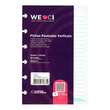 Caderno Inteligente Fichas Pautadas Vertical 4x6