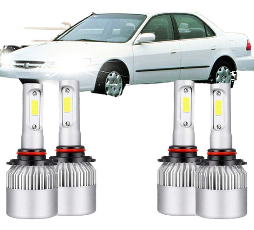 Kit De Focos Led Luz Alta Y Baja 8000lm 6000k Para Honda