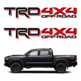 Sticker Vinil Calca Toyota Tacoma Trd 4x4 Off Road 2016-2024