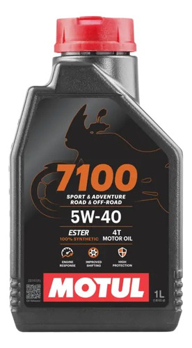 Aceite Motul Sintético 7100 5w40 4t 1l