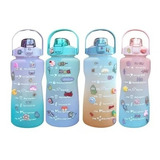 Botella Botilito De Agua Con Frases Motivacional 2l Bpa Free