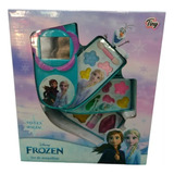 Maquillaje Infantil Set Frozen Celular C/espejo 3 Divisiones