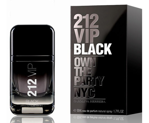  Carolina Herrera 212 Vip Black Hombre Edp 50ml 100%original