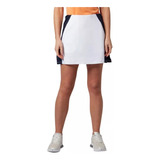 Falda Short Golf Callaway Colorblock 16  Blanco Mujer Cgkbsd