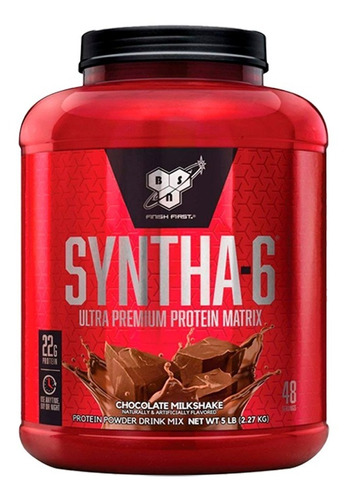 Suplemento En Polvo Bsn  Ultra Premiun Protein Matrix Syntha-6 Proteína Sabor Chocolate Milkshake En Pote De 2.27kg